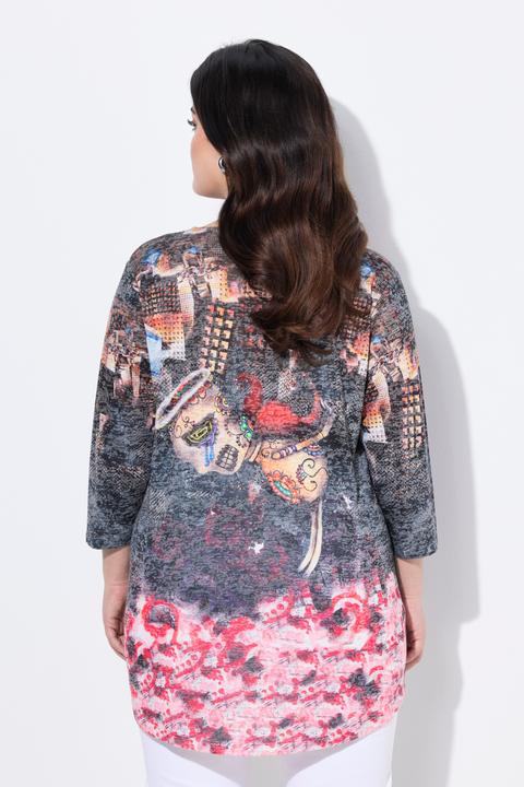 Produktbild Angel of Style T-Shirt, A-Linie, Patch-Muster (42)