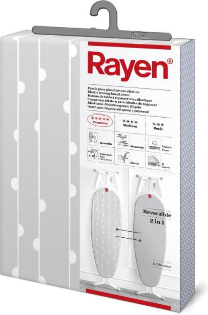 Image du produit No Name Couverture de planche à repasser double face avec raclette Rayen