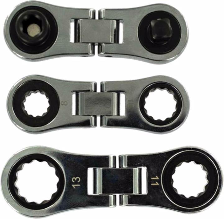 Produktbild Busching Ratschenschlüsselsatz MiCRO Faltbar 3-teilig