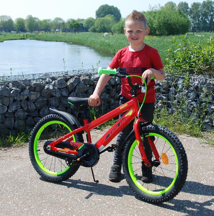 Produktbild Volare Rocky Kinderfahrrad - Jungen - 16 Zoll - Rot (16")