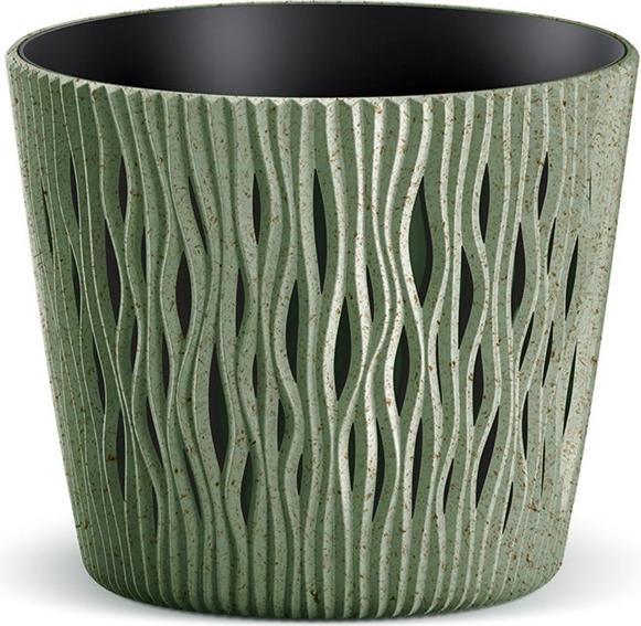 Produktbild Prosperplast Flowerpot Sandy, plastic, Ø 18.9 cm, green (18.90 x 16.50 cm)