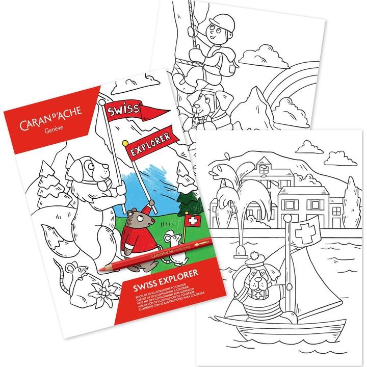 Produktbild Caran d'Ache Swiss Explorer Malbuch