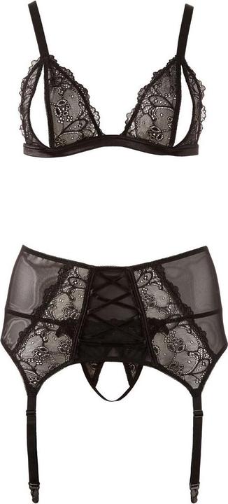 Produktbild Cottelli Collection Spitzen Straps-Set (XXL)