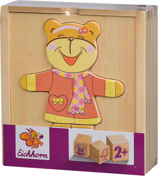Actual product image Eichhorn Houten Puzzel Beer, 20st. (20 pieces)