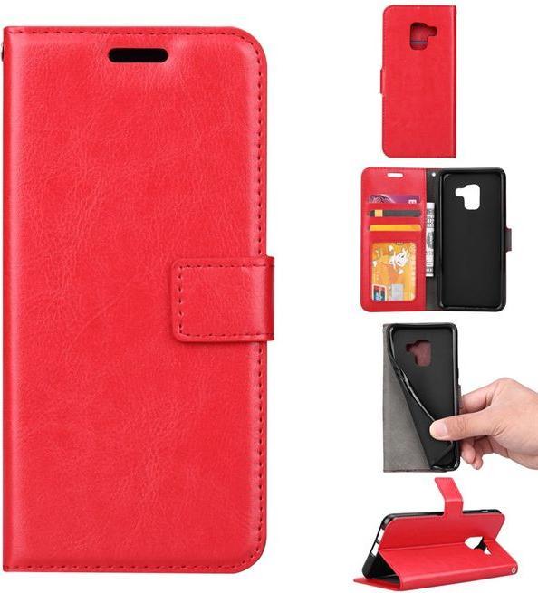 Actual product image MU Classic Crazy Horse Leather Bookcover Case (Samsung Galaxy A8 (2018))