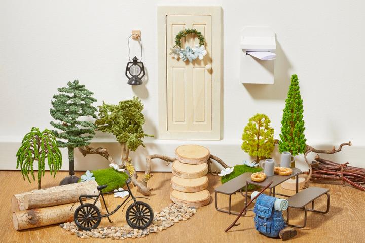 Actual product image Hobby Fun Mini vehicle bicycle 9.5 cm