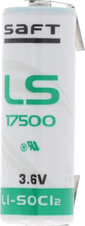 Produktbild Saft Batterie LS17500, Size A, mit Lötfahne U-Form (1 Stk., 14500, 3600 mAh)
