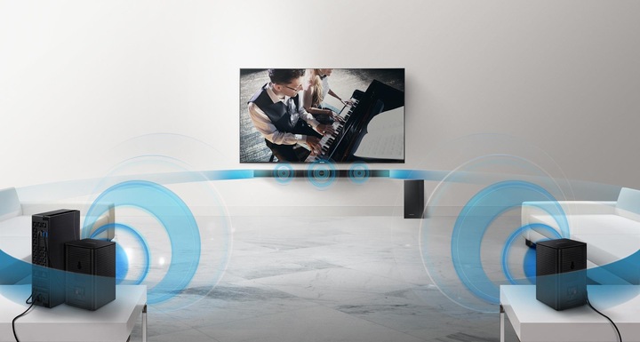 Actual product image Samsung Hw-K470 (460 W, 4.1 Channel)