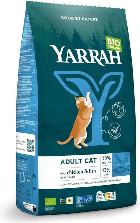 Image du produit Yarrah Nourriture sèche BIO poisson & poulet (Adulte, 1 pcs, 2400 g)