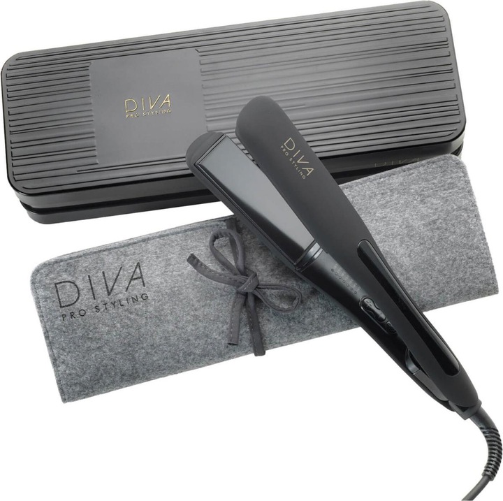 Image du produit Diva Professional Styling Diva - Styling Pro Wide Digital Styler Black (Fer plat)