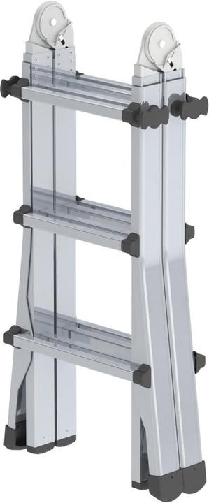 Actual product image Munk Telescopic ladder 4-section without crossbar 4x3 rungs (Telescopic ladder, 3 cm)