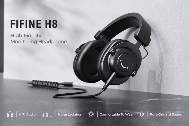 Productafbeelding Fifine H8 Headphones for professional audio monitoring (Bedraad)