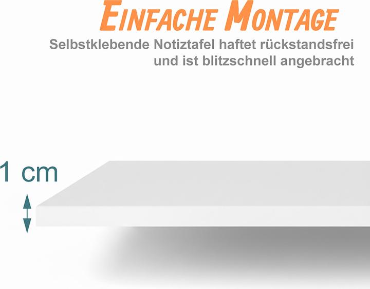 Produktbild Relaxdays 12x Filzpinnwand (Pinnwand, 30 x 30 cm)