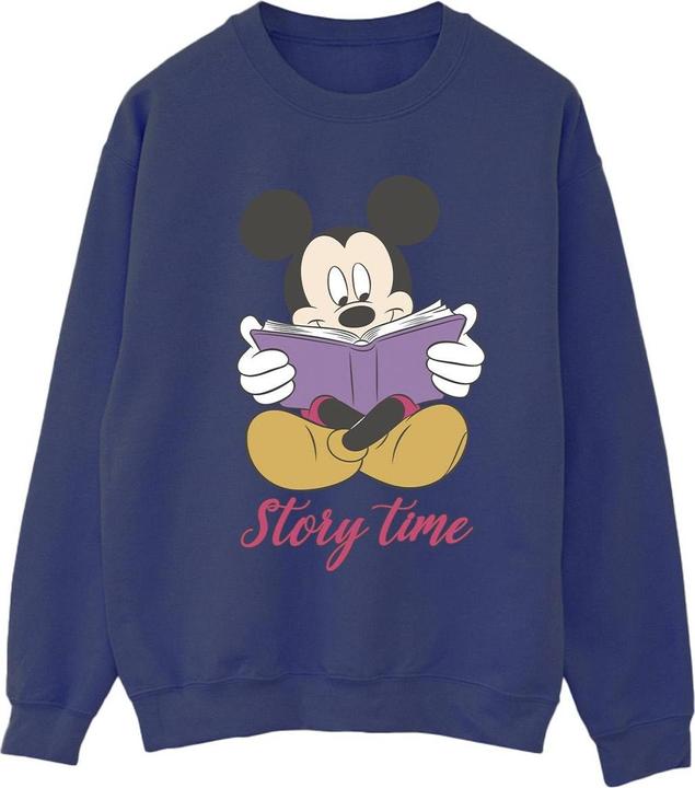 Actual product image Disney Womens/Ladies Mickey Mouse Story Time Sweatshirt (XL)