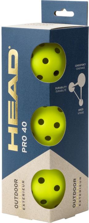 Head Pickleball Pro 40 3er-Pack
