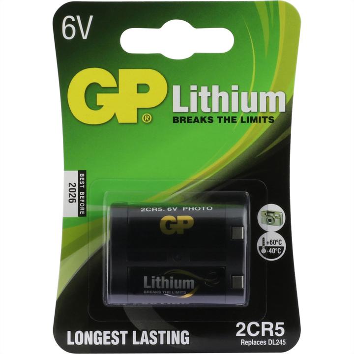 Actual product image GP Batteries 2CR5 (1 pcs., 2CR5, 1400 mAh)