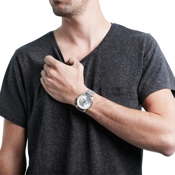 Produktbild Triwa Stirling Nevil Steel Mesh (Analoguhr, Chronograph, 42 mm)