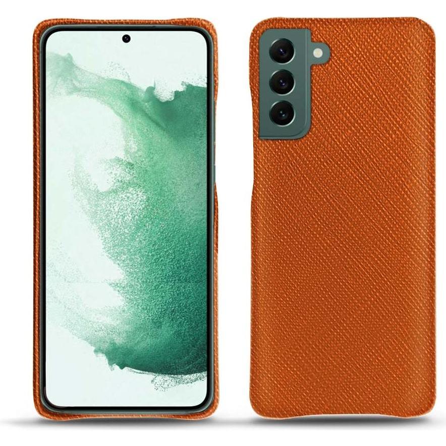 Thumbnail - Noreve Lederschutzhülle (Samsung Galaxy S22+ 5G), Smartphone Hülle, Orange
