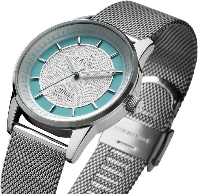 Actual product image Triwa Azure Niben Steel Mesh (38 mm)