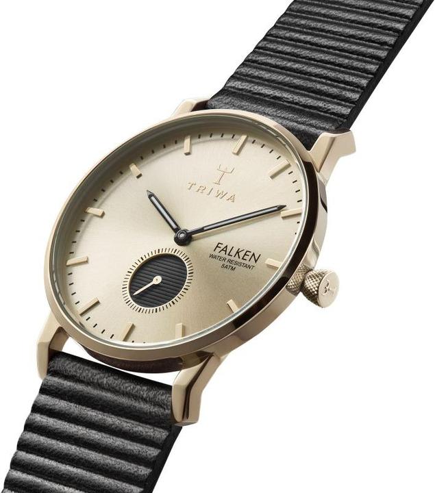 Actual product image Triwa Ray Falken Black Stripe Classic (Analogue wristwatch, 38 mm)