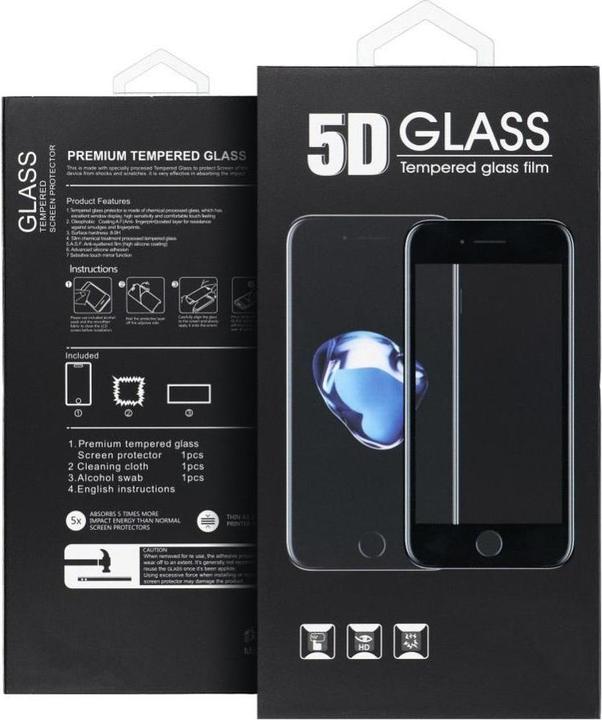 Produktbild Partner Telecom 2 Products without IMEI/SN OEM 5D Full Glue Tempered Glass - for Samsung Galaxy A41 black (2 Stück, Samsung Galaxy A41)