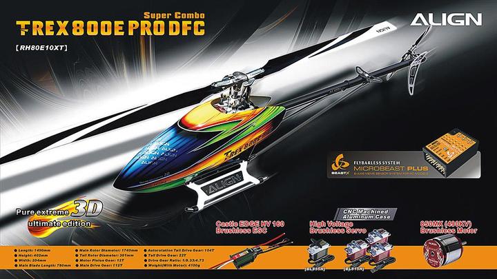 Actual product image Align T-Rex 800e Pro Dfc