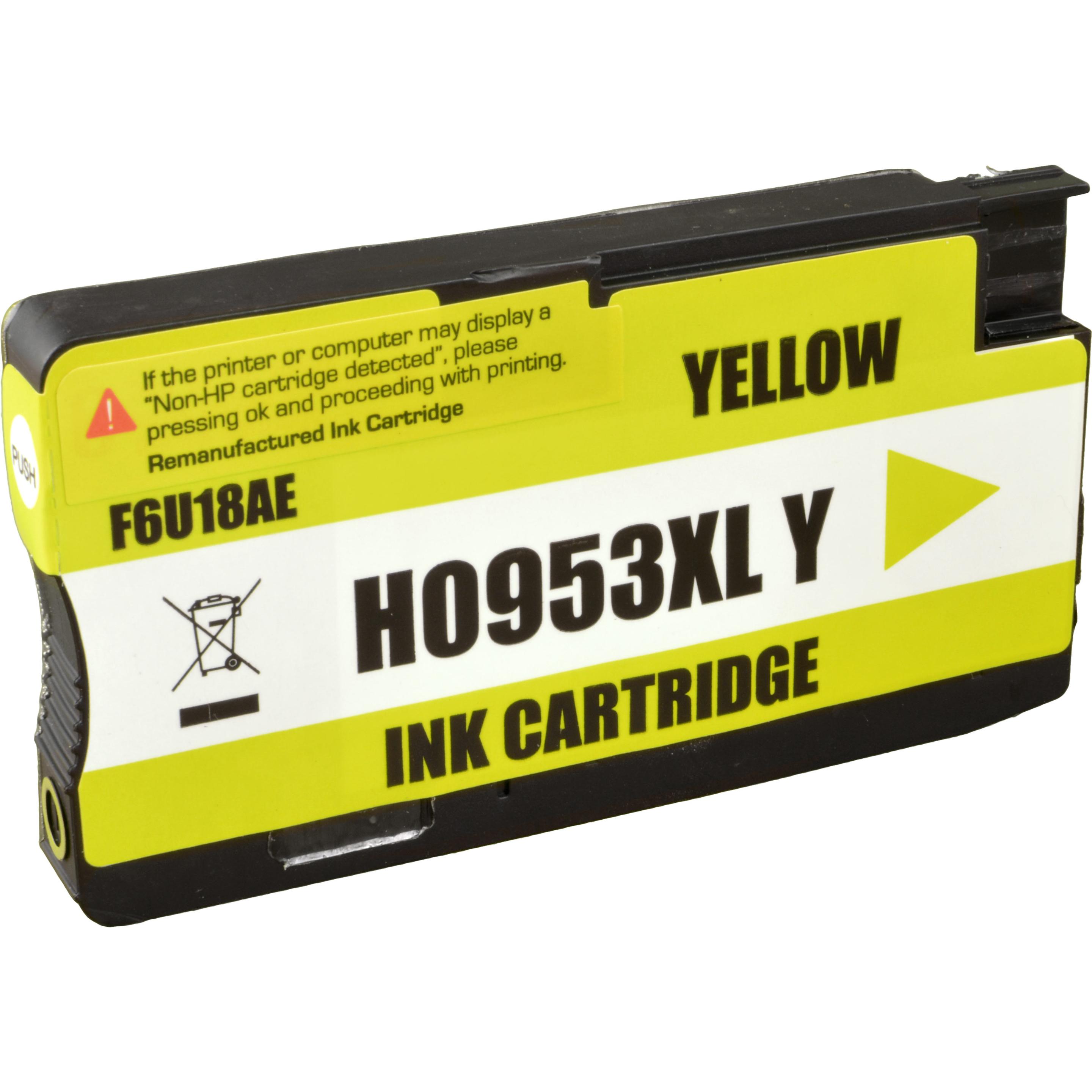 Ampertec, Druckerpatrone, Tinte ersetzt HP F6U18AE 953XL yellow (Y)