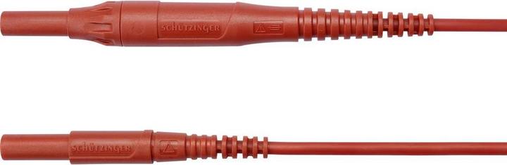 Actual product image Schutzinger Schützinger MSFK B441 / 1 / 200 / RT Measuring cable (plug 4 mm - plug 4 mm)