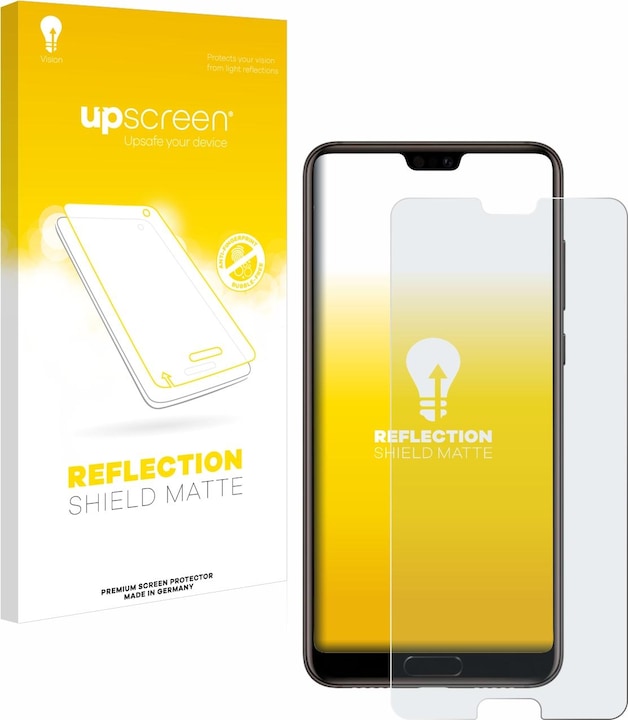 Actual product image upscreen Protective film Screen protector Matt anti-reflective film (1 Piece, Huawei P20)