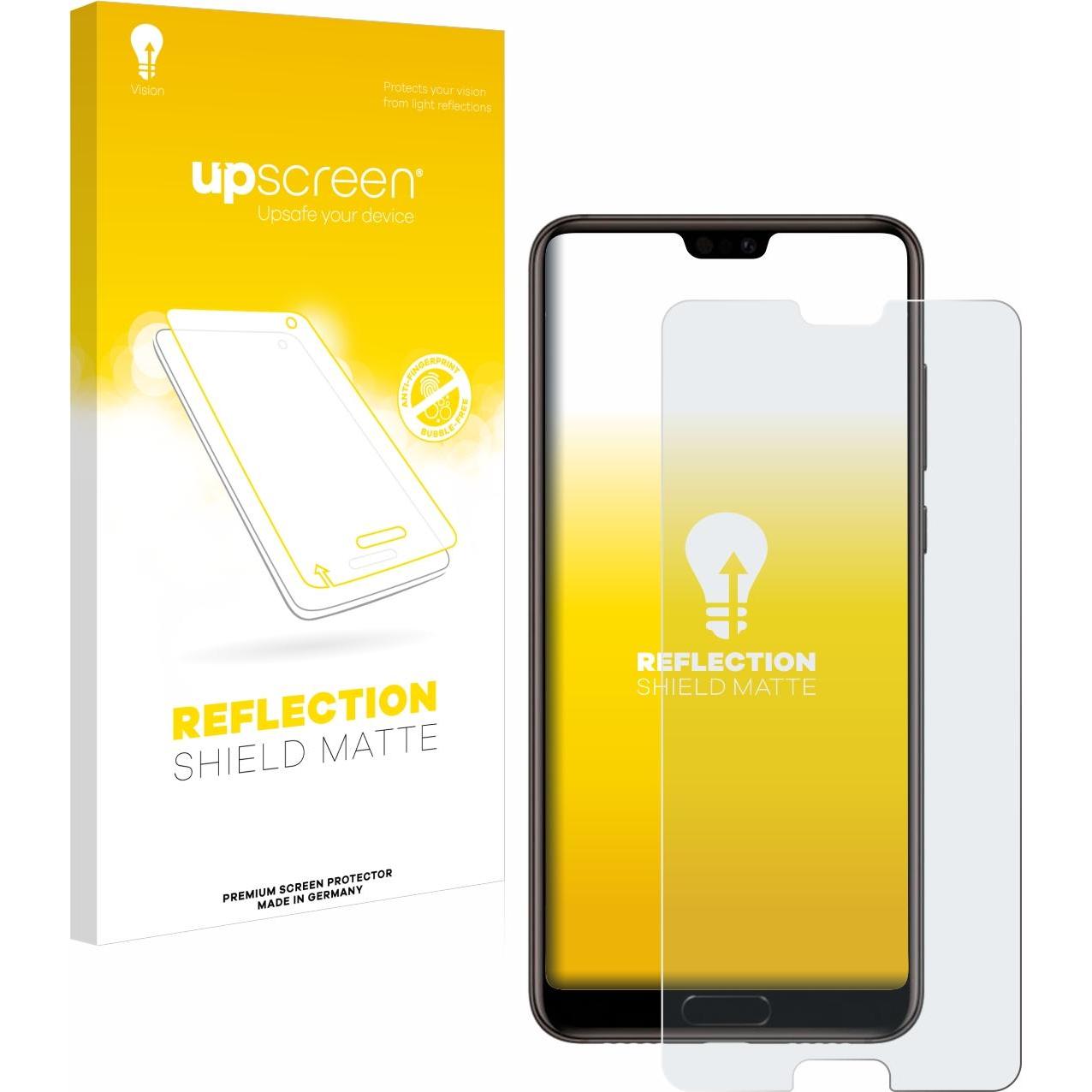 upscreen Schutzfolie Displayschutz Displayschutzfolie Folie Matt Entspiegelungsfolie (1 Stück, Huawei P20), Smartphone S...