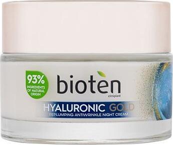 Immagine prodotto Bioten Crema da notte antirughe rimpolpante all'oro ialuronico (50 ml, Crema notte)