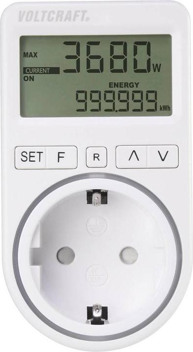 Image du produit Voltcraft SEM4500 Compteur de coût de l'énergie Prévision des coûts, fonction d'alarme, tarif d'électricité