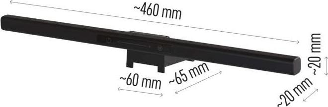 Actual product image Emos AVA LED monitor light