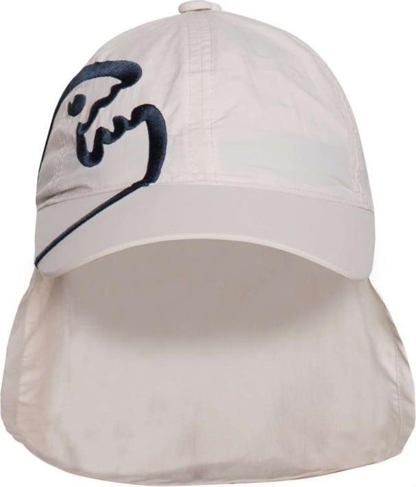 Produktbild IQ-UV UV Schutz Cap Bites mit Nackenschutz Kinder, stone (1 Stk) (Sonnencreme, SPF 50+)