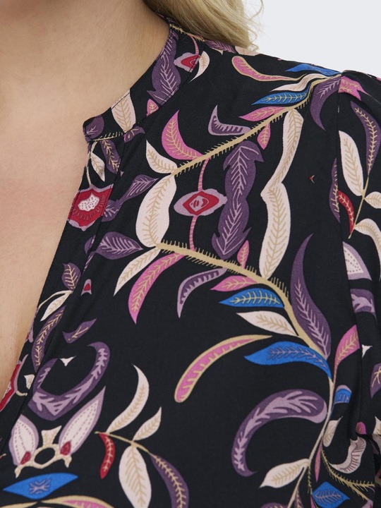 Produktbild Only CARNOLANA Kurzes Kleid Tunika mit halber Knopfleiste (46)