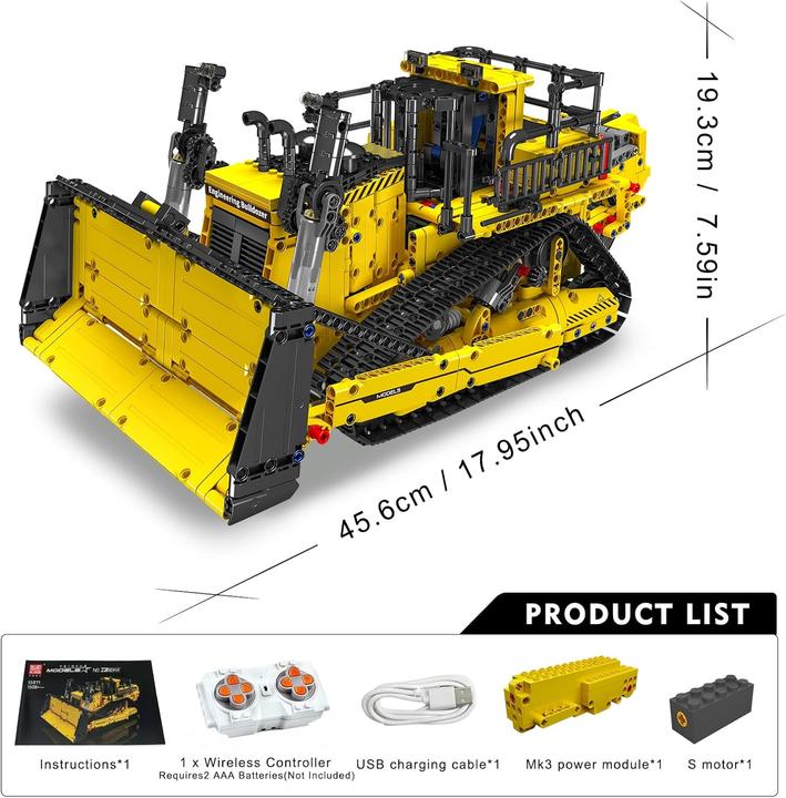 Produktbild Mould King Cat D11 Bulldozer