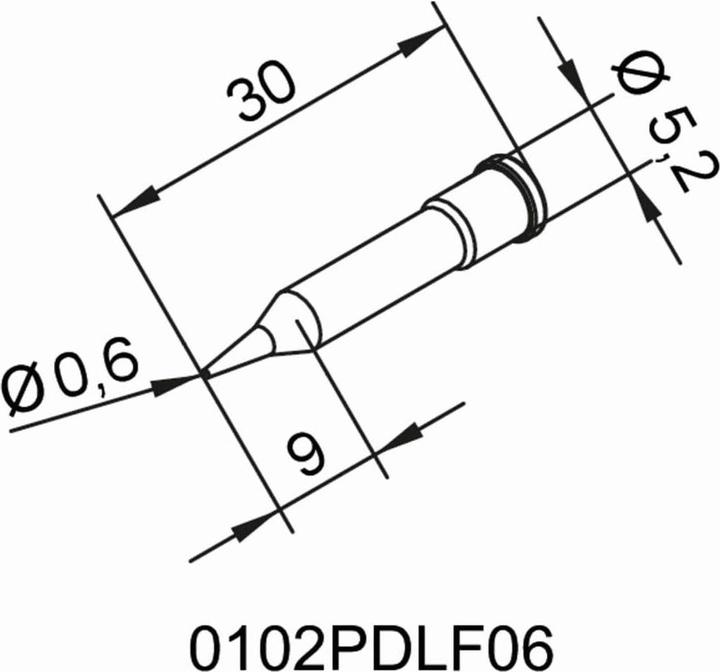 Produktbild Dauerlötspitze 102PDLF06 (Lötspitze)
