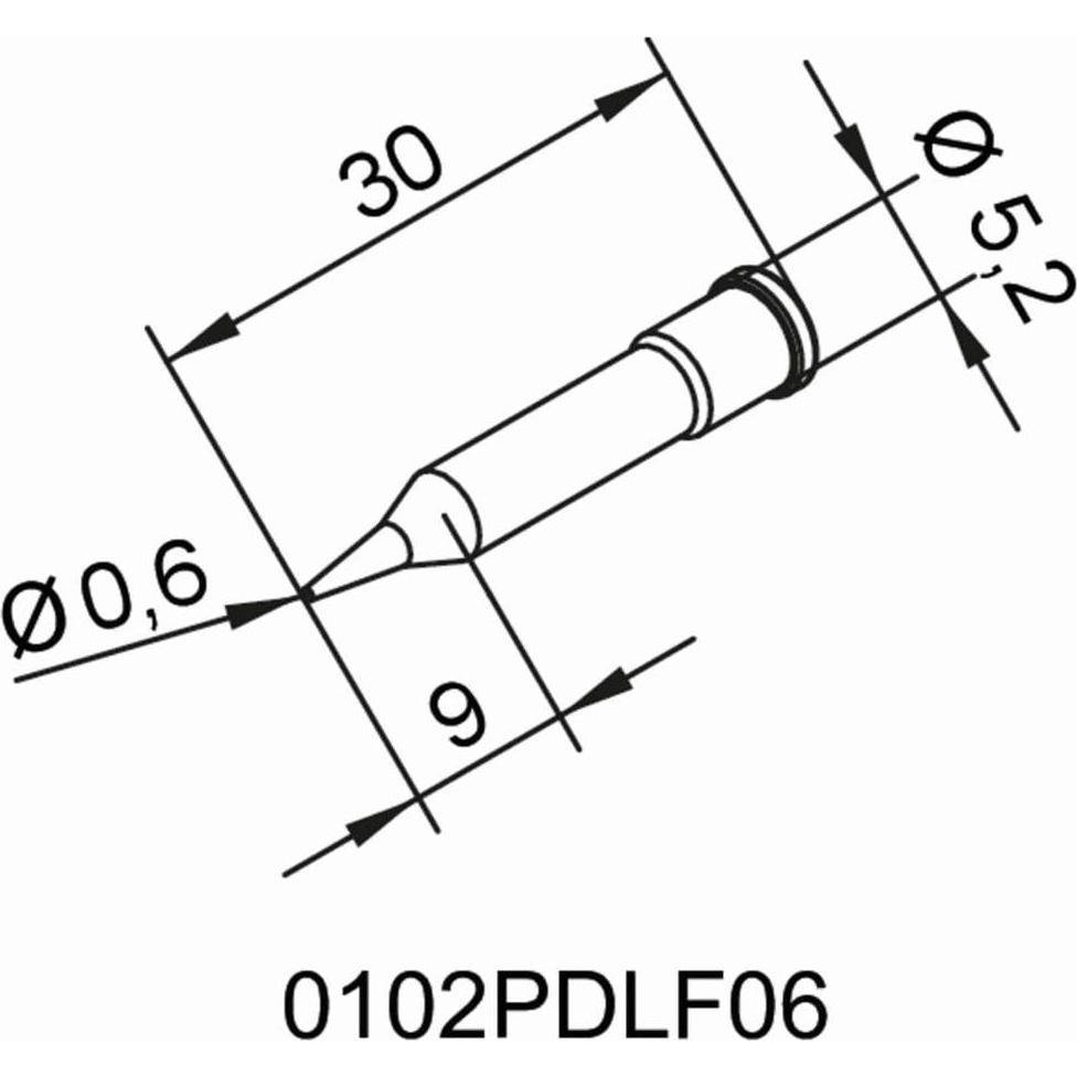 Thumbnail - Ersa Dauerlötspitze 102PDLF06 (Lötspitze), Lötgerät Zubehör