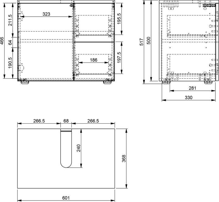 Actual product image micasa Cortes II (60 x 37 x 52 cm)