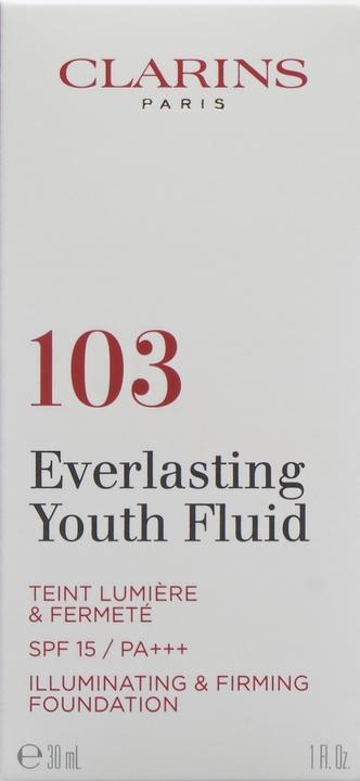 Image du produit Clarins Fluide jeunesse éternel n° 103 - Ivory (103 Ivoire)