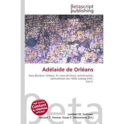 Thumbnail - Adélaide de Orléans, Fachbücher