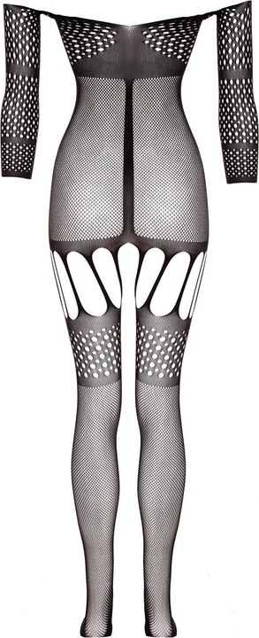 Productafbeelding Christine Le Duc Trendy zwarte jarretel catsuit (Eén maat voor iedereen)