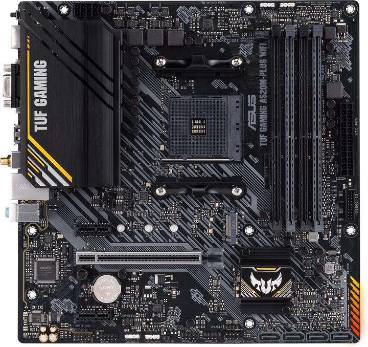 ASUS TUF GAMING A520M-PLUS WIFI (AM4, AMD A520, mATX)