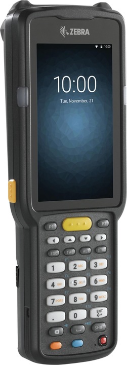 Produktbild Zebra MC3300 Handheld Mobile Computer 10,2 cm (4 Zoll) Touchscreen 505 g Schwarz (2D-Barcodes)