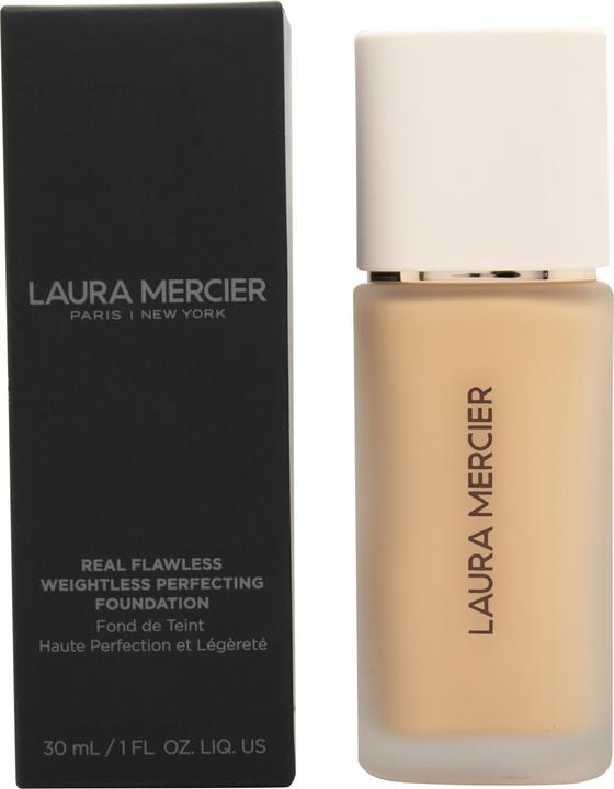 Actual product image Laura Mercier Liquid make-up (Real Flawless Foundation) 30 ml - Shade: 2W2 Warm Linen (2W2 Warm Linen)