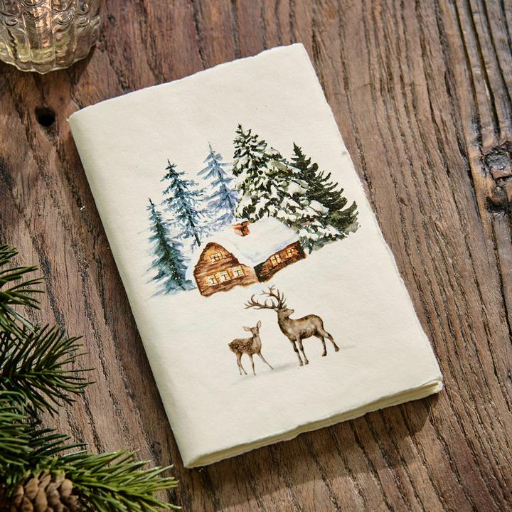 Produktbild Loberon Notizbuch Lorandis weiss/bunt (Blanko)