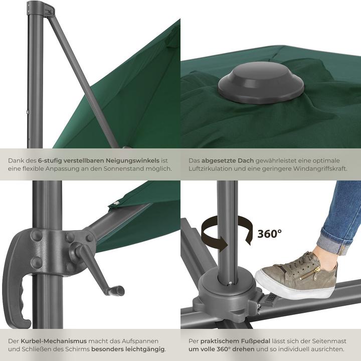 Produktbild tectake Ampelschirm (3 m)