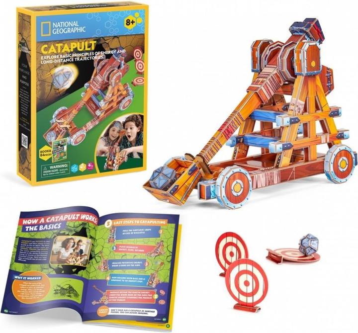 Actual product image Cubicfun Puzzle 3D National Geographic Catapult (84 pieces)