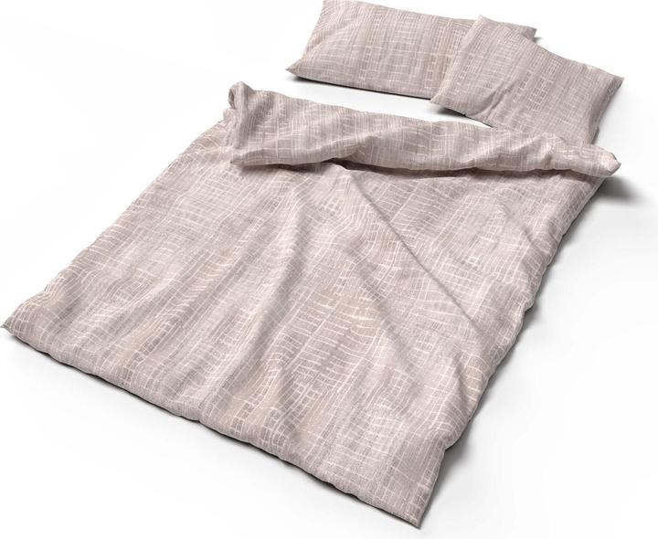Lotus Bettwaren Bettwäsche Bambus Skara greige