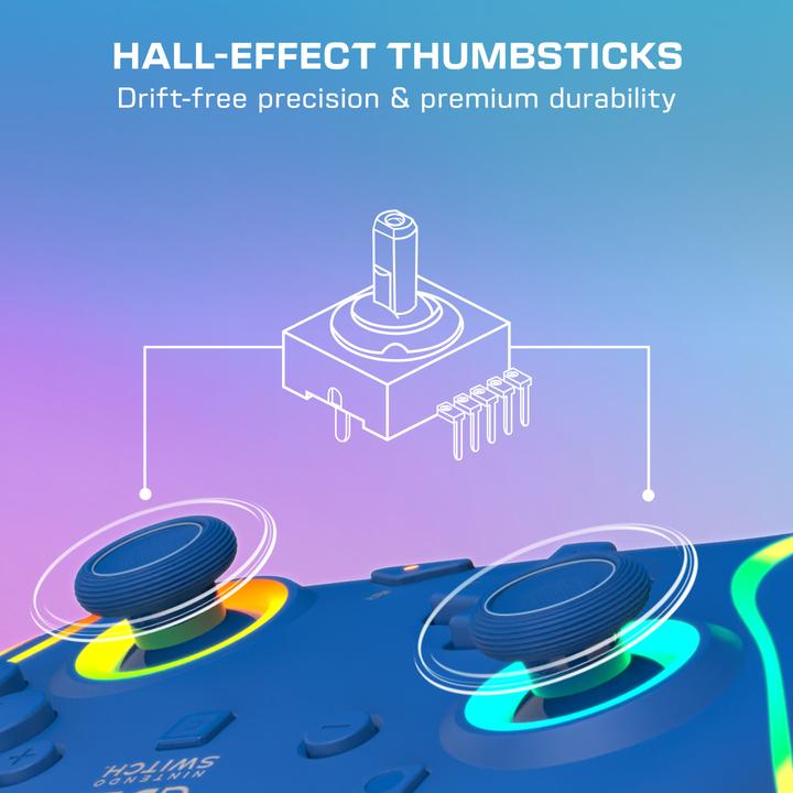 Immagine prodotto Turtle Beach Pro Controller Afterglow Wave Wired Blue (Switch, Switch 2, Switch OLED)